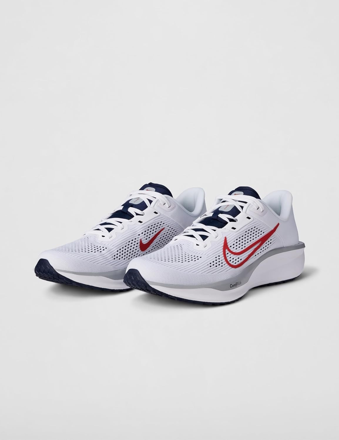 image:imageNike Mens Quest 6 Road Running ShoesWhiteUniversity RedObsidianWolf Grey