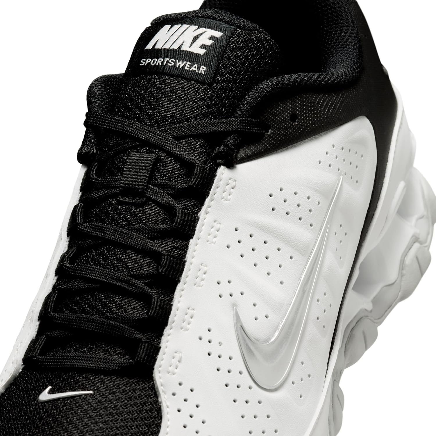 image:imageNike Mens Reax 8 SL Lifestyle Shoes Casual ShoesSummit WhiteMetallic SilverBlack