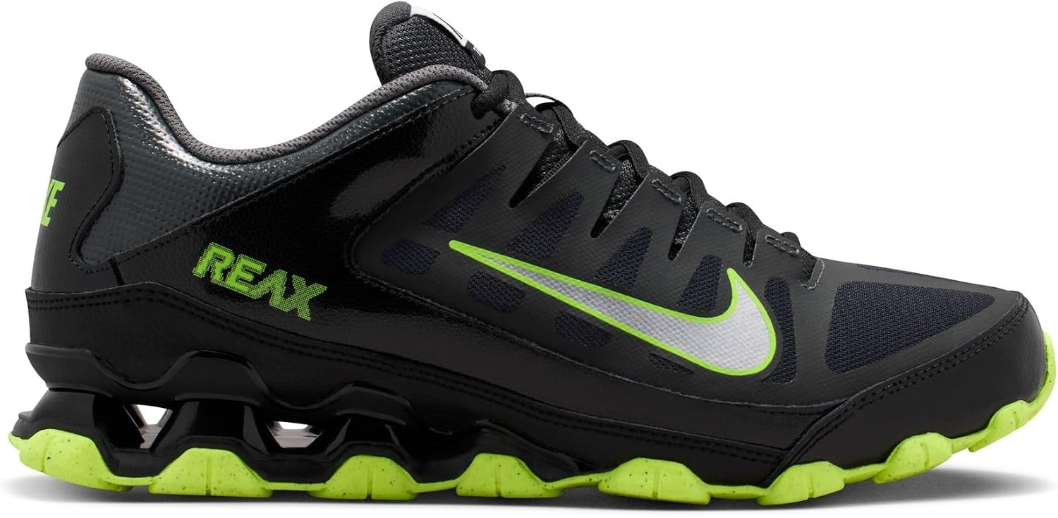 image:imageNike Mens Reax 8 TR Mesh TrainingWorkout ShoesBlackMetallic SilverAnthracite