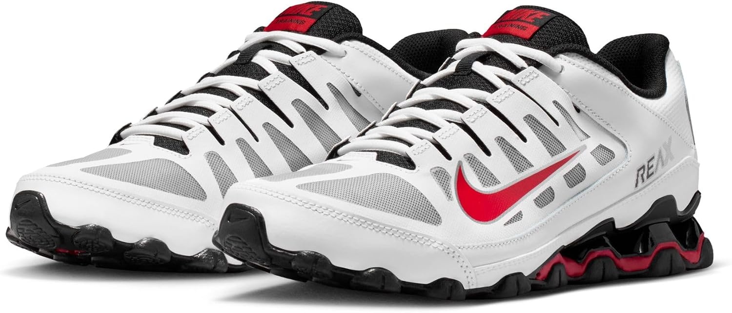 image:imageNike Mens Reax 8 TR Mesh TrainingWorkout ShoesWhiteGym Redblack