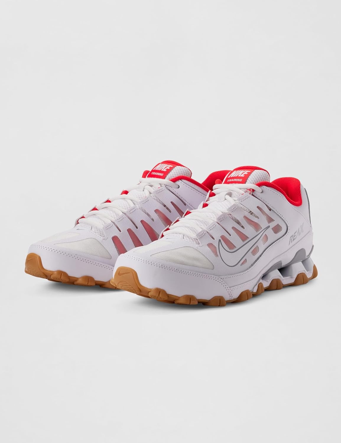 image:imageNike Mens Reax 8 TR Mesh TrainingWorkout ShoesWhiteWhiteWolf GreyChile Red