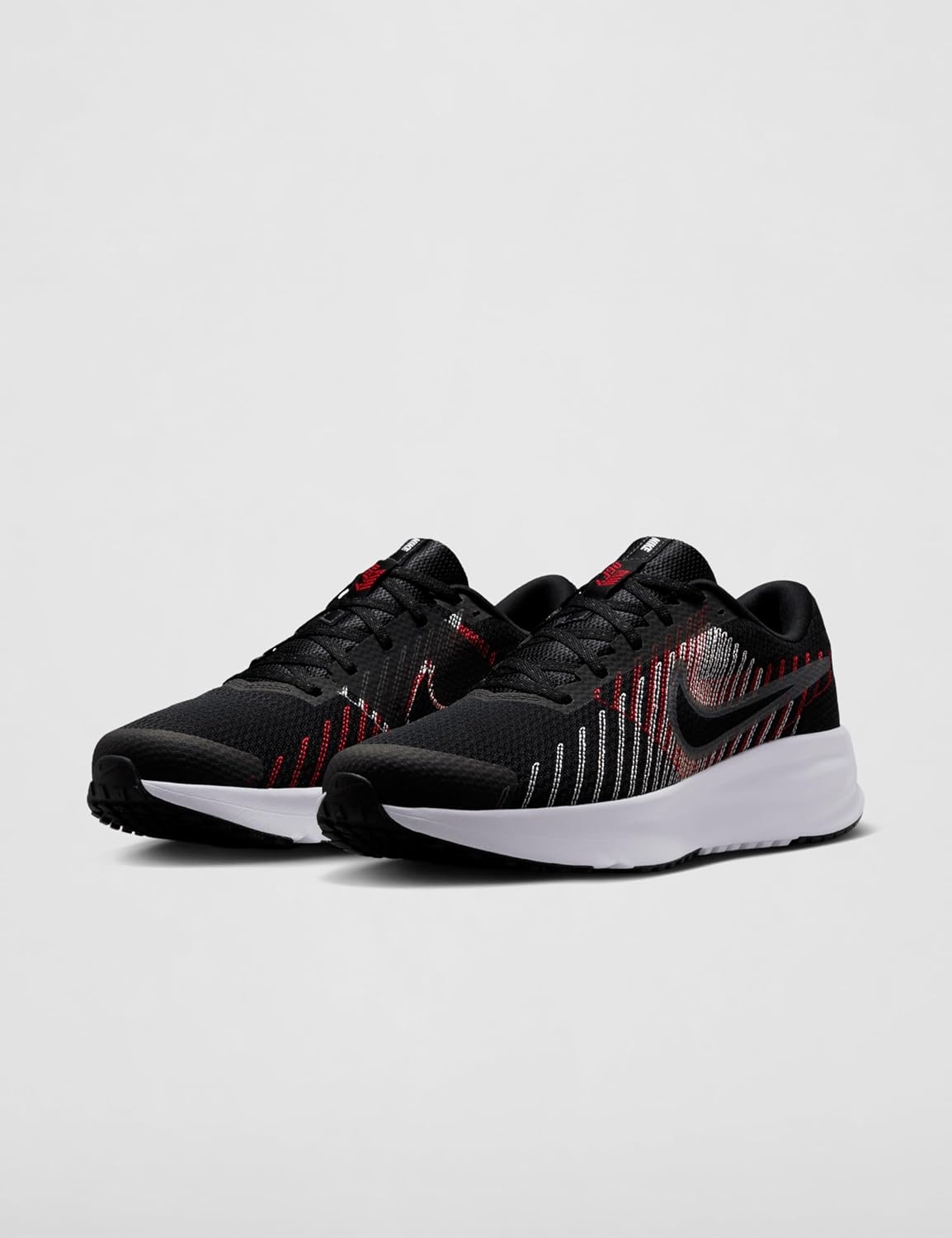 image:imageNike Mens Run Defy Road Running ShoesBlackCool GreyUniversity RedWhite