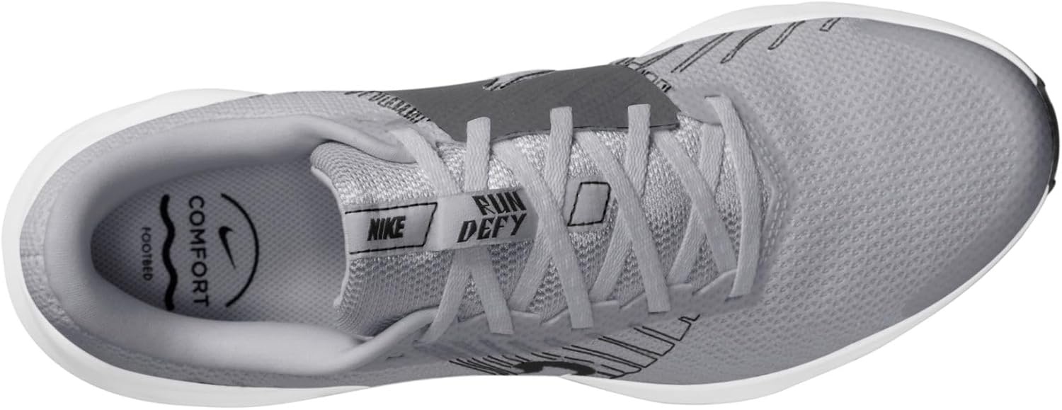 image:imageNike Mens Run Defy Road Running ShoesWolf GreyBlackWhiteIron Grey