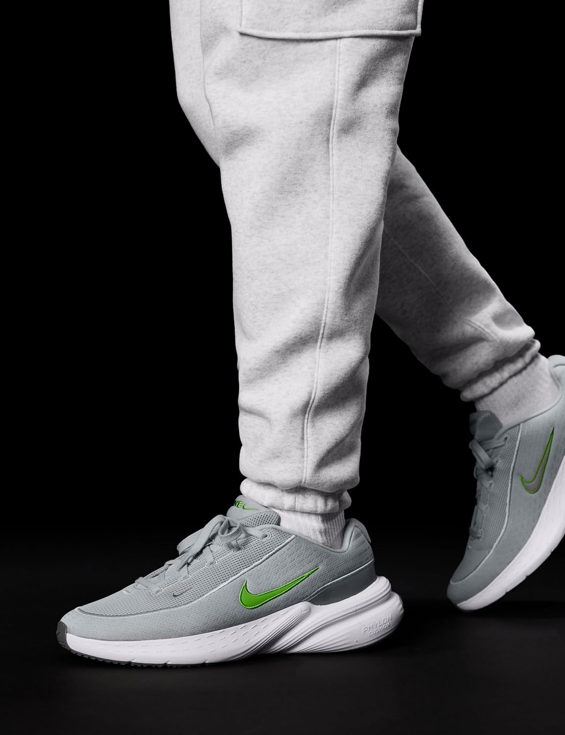 image:imageNike Mens Uplift SC ShoesLight Smoke GreyMean GreenWhiteSmoke
