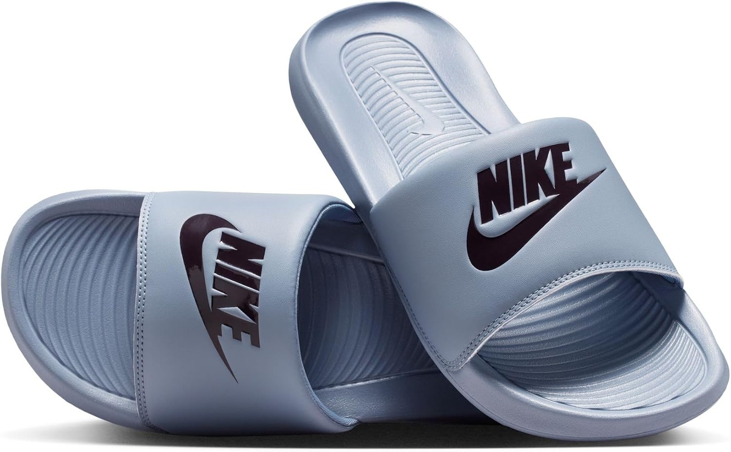 image:imageNike Mens Victori One Sandal Casual SandalsAshen SlateBurgundy Ash