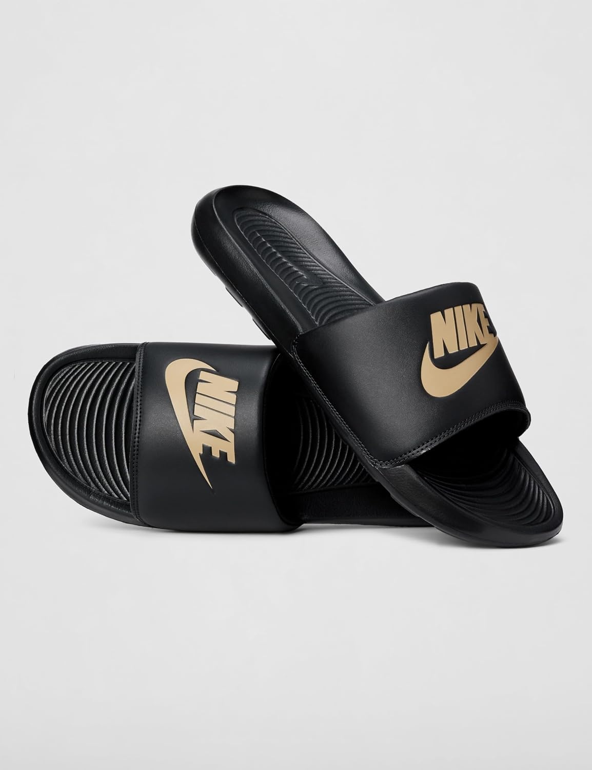 image:imageNike Mens Victori One Sandal Casual SandalsBlackMetallic GoldBlack