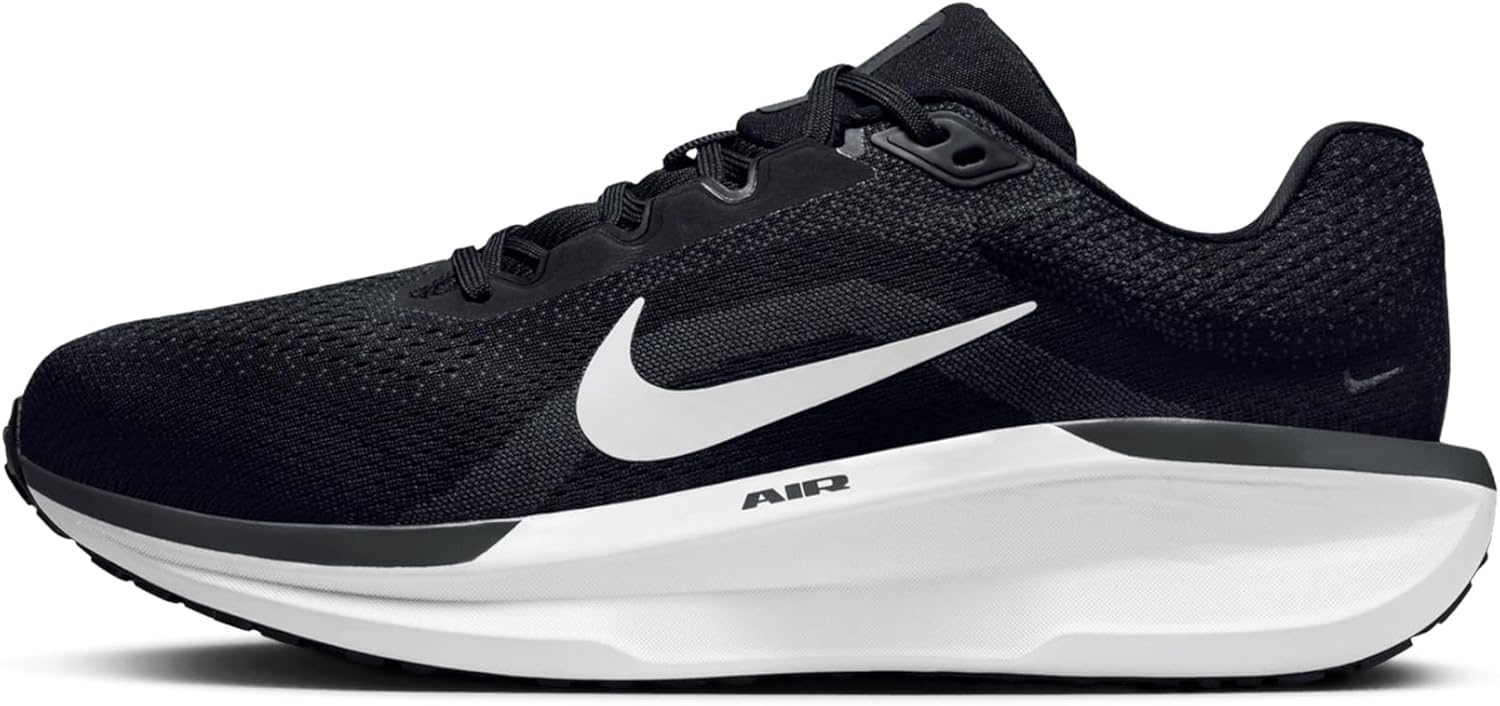 image:imageNike Mens Winflo 11 Road Running ShoesBlackWhiteAnthraciteCool Grey