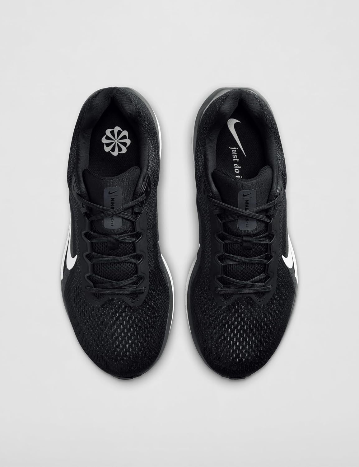 image:imageNike Mens Winflo 11 Road Running ShoesBlackWhiteAnthraciteCool Grey
