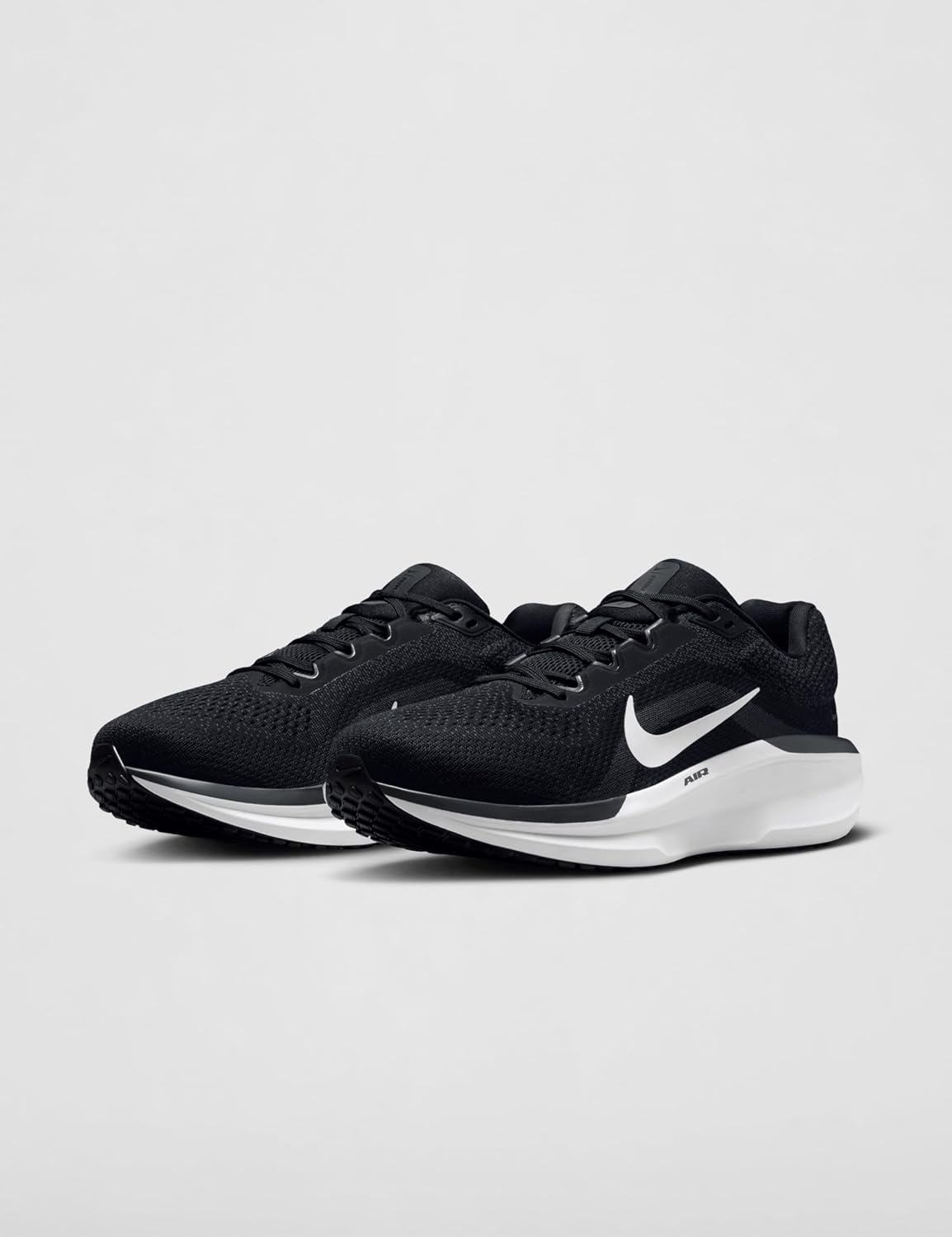 image:imageNike Mens Winflo 11 Road Running ShoesBlackWhiteAnthraciteCool Grey