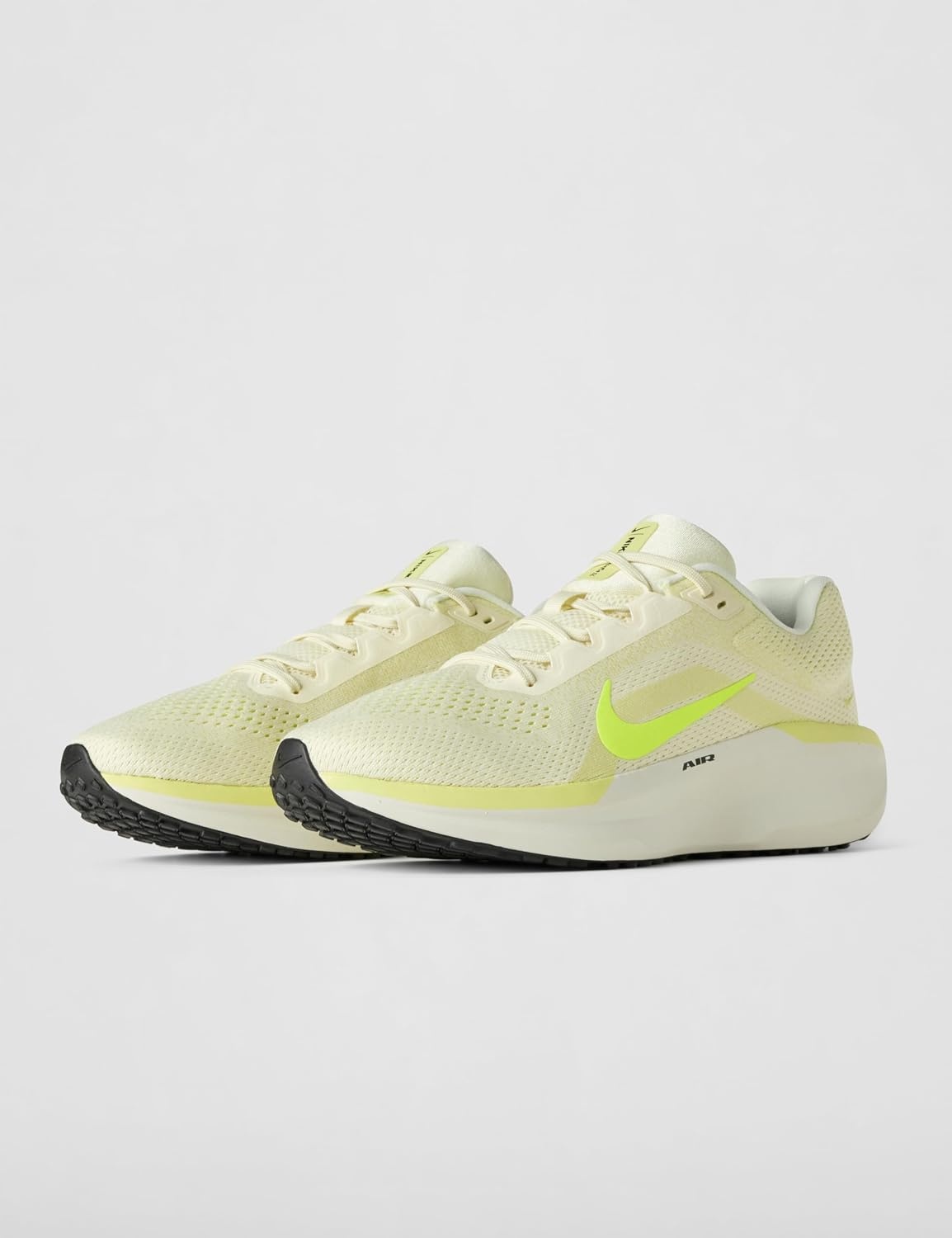 image:imageNike Mens Winflo 11 Road Running ShoesCoconut MilkNeon YellowLight ZitronVolt