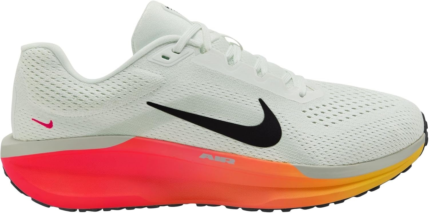 image:imageNike Mens Winflo 11 Road Running ShoesSummit WhiteBlackBright Crimson