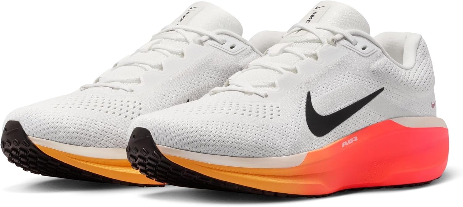 image:imageNike Mens Winflo 11 Road Running ShoesSummit WhiteBlackBright Crimson