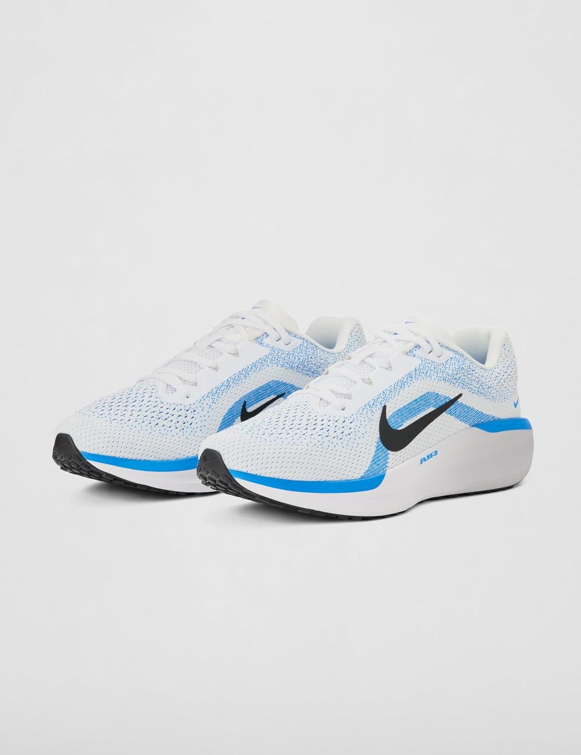 image:imageNike Mens Winflo 11 Road Running ShoesWhiteBlackBlue Hero