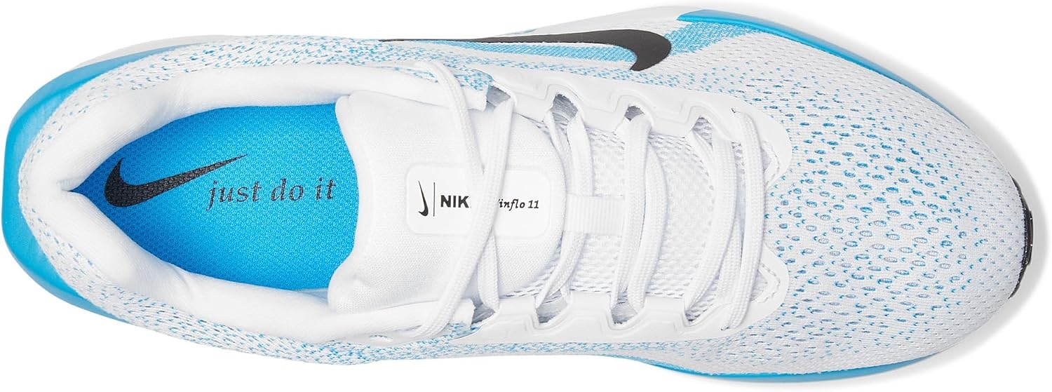 image:imageNike Mens Winflo 11 Road Running ShoesWhiteBlackBlue Hero