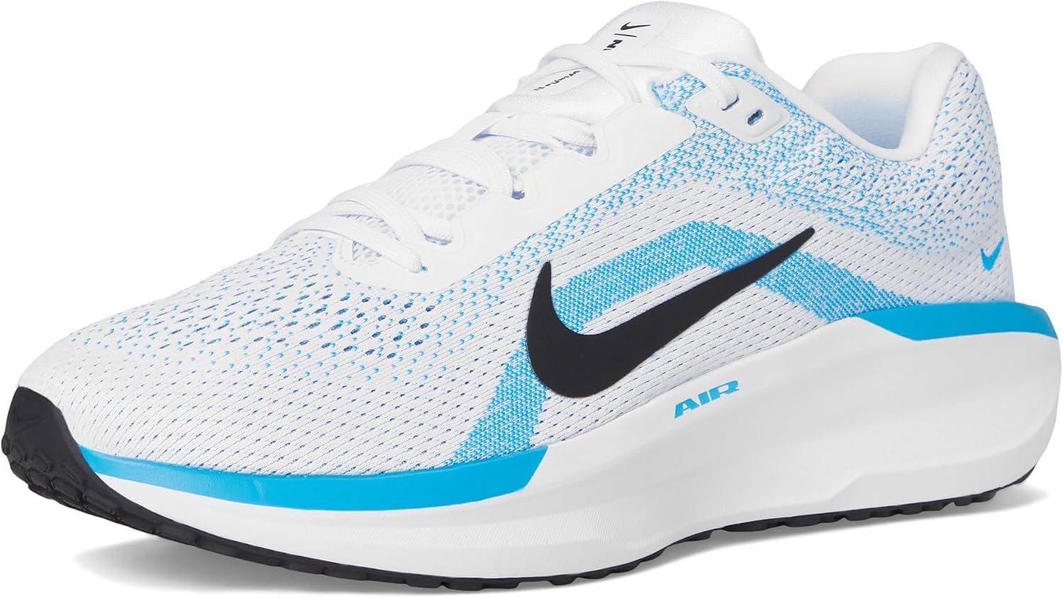 image:imageNike Mens Winflo 11 Road Running ShoesWhiteBlackBlue Hero