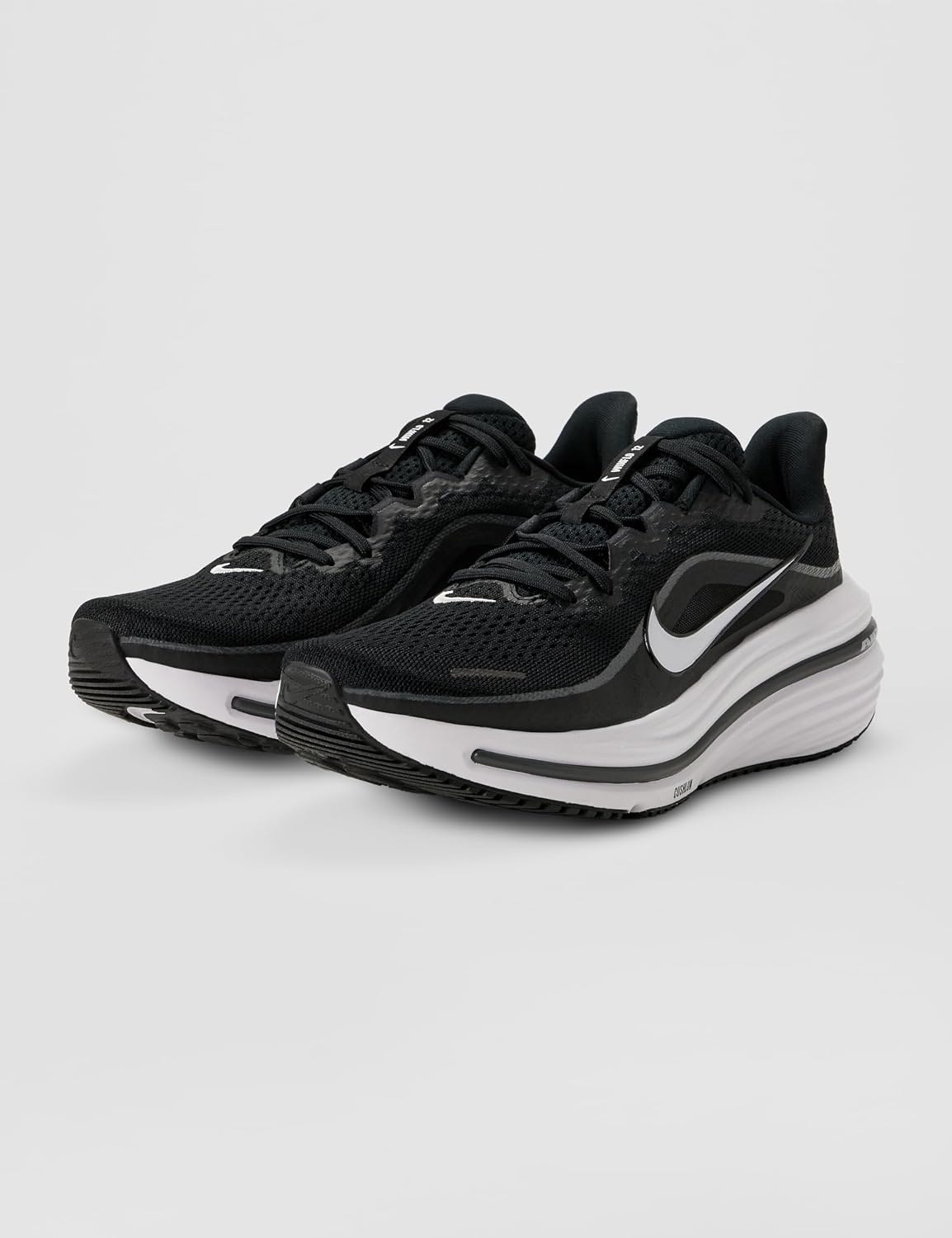 image:imageNike Mens Winflo 12 Road Running ShoesBlackWhiteDark Smoke Grey