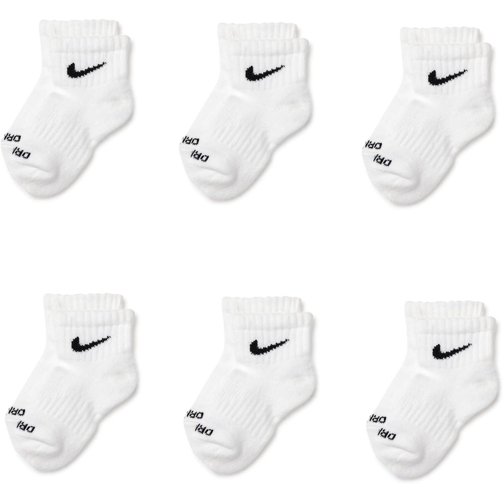 image:imageNike Kids 6Pack Performance SocksWhite 6pack