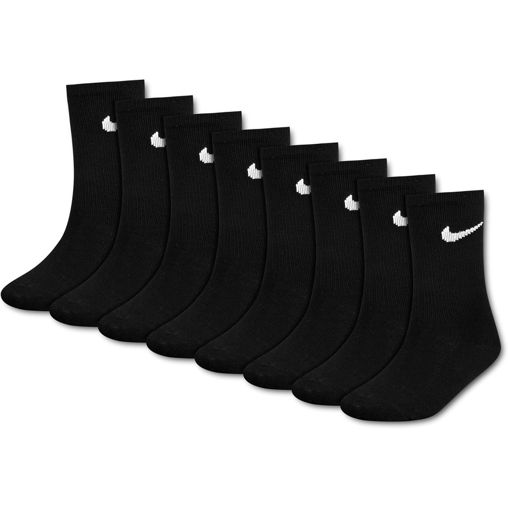 image:imageNike Kids MultiPack Performance Crew SocksBlack 8pack