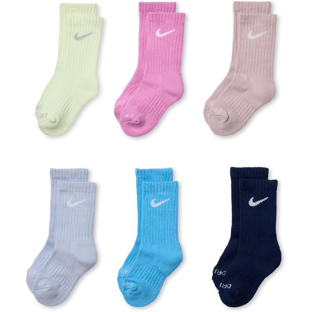 image:imageNike Kids MultiPack Performance Crew SocksLight Magenta 6pack