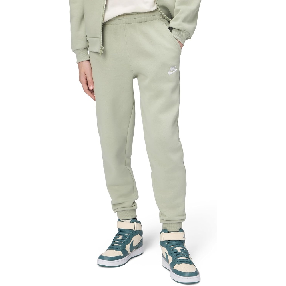 image:imageNike Kids Sportswear Club Fleece JoggersSpruce FogWhite