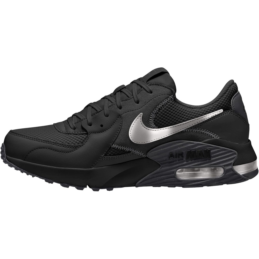 image:imageNike Mens Air Max Excee ShoesBlackMetallic Silverdark Smoke Grey