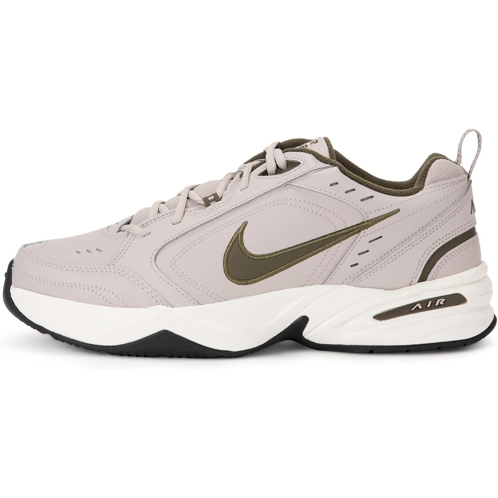 image:imageNike Mens Air Monarch IV TrainingWorkout Shoes CrossTraining ShoesMoon ParticleDark HazelBlack