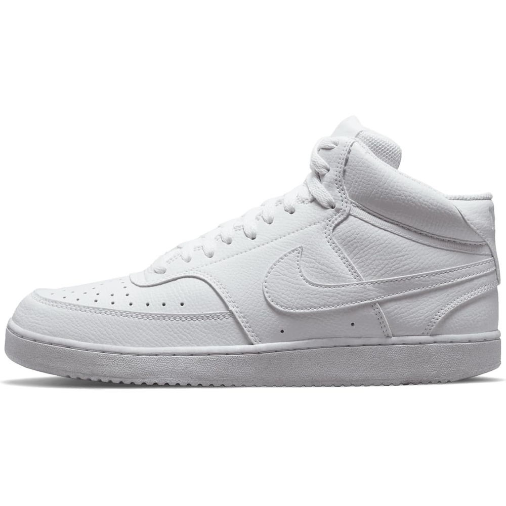 image:imageNike Mens Court Vision Mid Next Nature Shoes Casual ShoesWhiteWhiteWhite