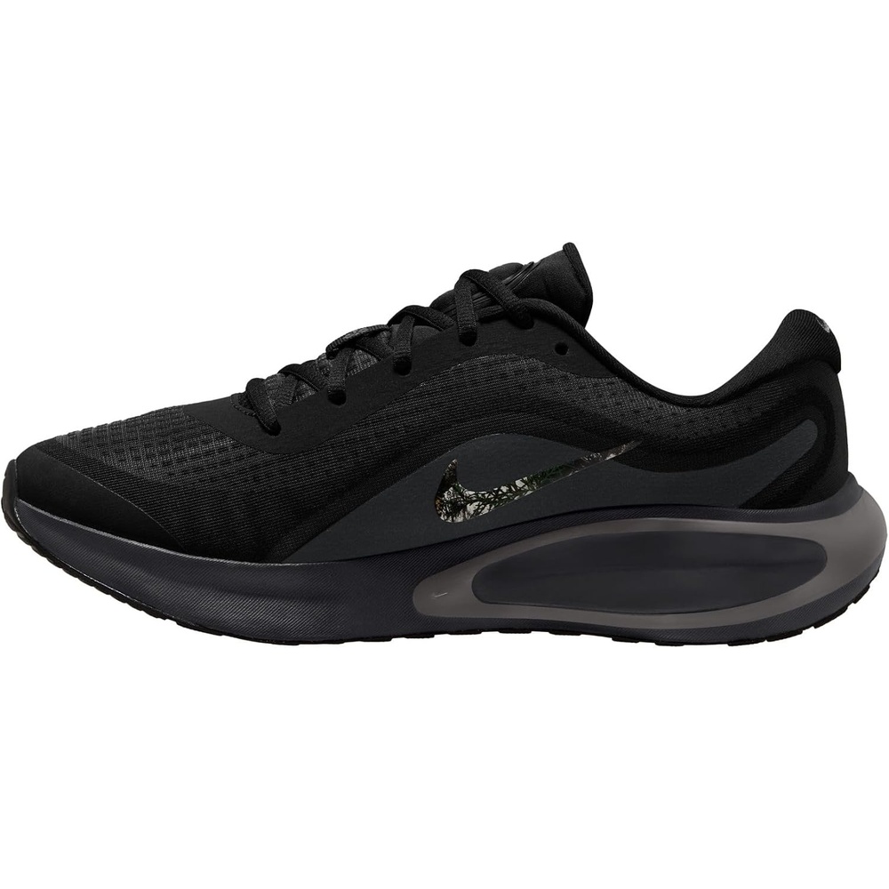 image:imageNike Mens Journey Run Road Running ShoesBlackWhitedark Smoke Greyiron Grey Real Tree
