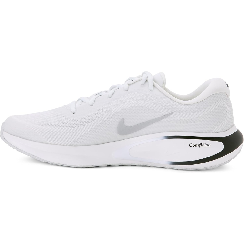 image:imageNike Mens Journey Run Road Running ShoesSummit WhiteMetallic SilverBlackWhite