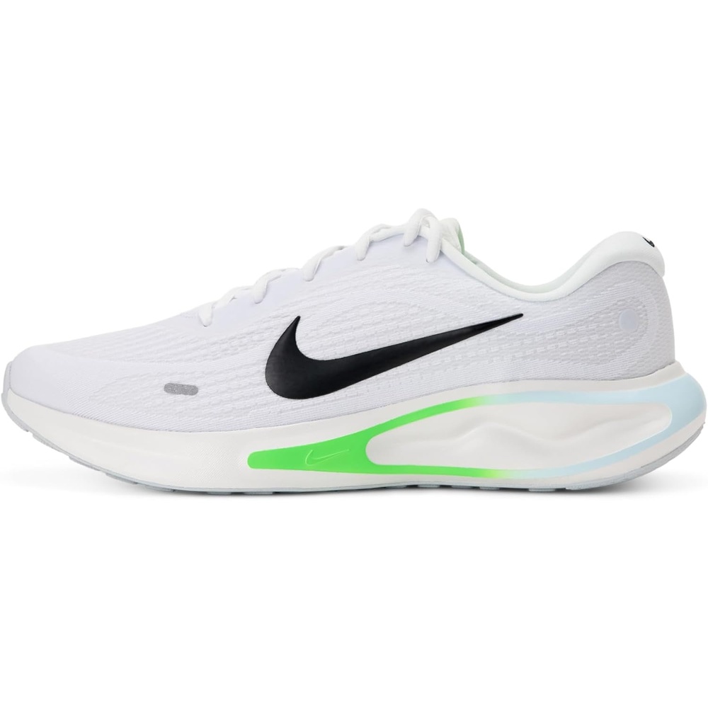 image:imageNike Mens Journey Run Road Running ShoesWhiteBlackGreen StrikeGlacier Blue