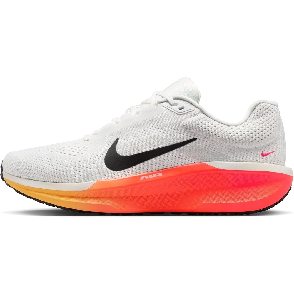 image:imageNike Mens Winflo 11 Road Running ShoesSummit WhiteBlackBright Crimson