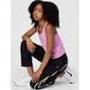 Nike Girls’ Tempo Dri-FIT Mid-Rise 7/8-Length Pants(Black/Black/White/Reflective Silver)
