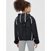 Nike Girls’ Tempo Repel Water-Repellant Running Jacket(Black/Black/White/Reflective Silver)