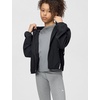 Nike Girls’ Tempo Repel Water-Repellant Running Jacket(Black/Black/White/Reflective Silver)