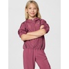 Nike Girls’ Tempo Repel Water-Repellant Running Jacket(Pink Smoke/Pink Smoke/Reflective Silver)