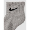 Nike Kids’ 6-Pack Performance Socks(Dark Grey Heather/Black 6-pack)