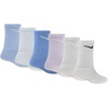 Nike Kids’ Multi-Pack Performance Crew Socks(Blue Beyond 6-pack)