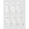 Nike Kids’ Multi-Pack Performance Crew Socks(White 6-pack)