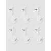 Nike Kids’ Multi-Pack Performance Crew Socks(White 6-pack)