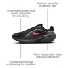 Nike Men’s Downshifter 14 Road Running Shoes(Black/Red Orbit-anthracite-white)