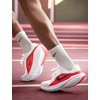 Nike Men’s Downshifter 14 Road Running Shoes(White/Black/Summit White/Bright Crimson)
