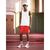 Nike Men’s Downshifter 14 Road Running Shoes(White/Black/Summit White/Bright Crimson)