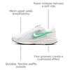 Nike Men’s Run Defy Road Running Shoes(White/Green Spark-midnight Navy)