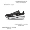Nike Men’s Winflo 12 Road Running Shoes(Black/White-dark Smoke Grey)