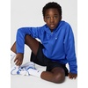 Nike Unisex Big Kids’ Therma-Fit Winterized Training Hoodie – Boys and Girls Sweatshirt(Game Royal/White/(Fz))