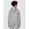 Nike Unisex Big Kids’ Therma-Fit Winterized Training Hoodie – Boys and Girls Sweatshirt(Smoke Grey/Pure/White/(Fz))