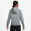 Nike Unisex Big Kids’ Therma-Fit Winterized Training Hoodie – Boys and Girls Sweatshirt(Smoke Grey/Smoke Grey/White)