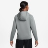 Nike Unisex Big Kids’ Therma-Fit Winterized Training Hoodie – Boys and Girls Sweatshirt(Smoke Grey/Smoke Grey/White)