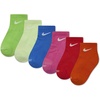 Nike Kids’ 6-Pack Performance Socks(Barely Volt 6-pack)