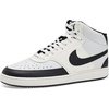 Nike Men’s Court Vision Mid Next Nature Shoes | Casual Shoes(Off White/Black-sail)